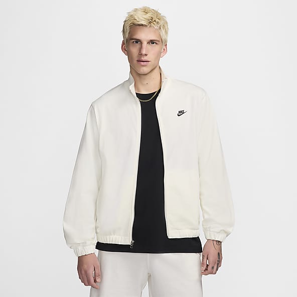 Nike mens white jacket shop